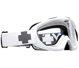 Spy Targa Motorcycle Goggles White Frame w/Clear Lens