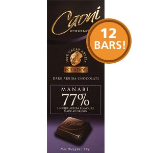 Caoni Dark Chocolate Manabi 77% from Imported Candy