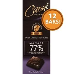 Caoni Dark Chocolate Manabi 77%