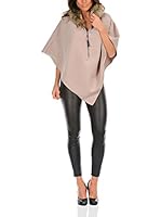 La Belle Parisienne Poncho Elisa (Beige)
