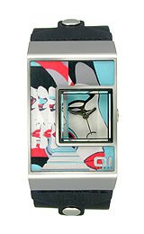 01The One Unisex Analog Josef Bauer Wrist Art watch #AN02M06