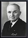President Harry S. Truman, Framed Art Print by National Archive