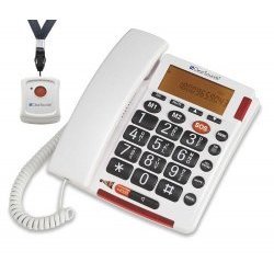 Amplified Phone with Talking Features (White) (2