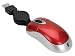 Super Christmas Saving on Mini Travel Optical Mouse in Metallic Red Color