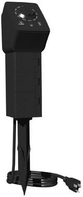 PlugBank Select Outdoor 3-Outlet Automatic Light Sensor Timer Box Cover by Stanley Electrical