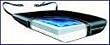 `Wheelchair Cushion 18x16x4x1.5 Ultra-Wedge Gel/Foam Wedge