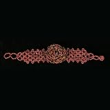 Outdoor Living : Beaded Flower Bracelet Brown