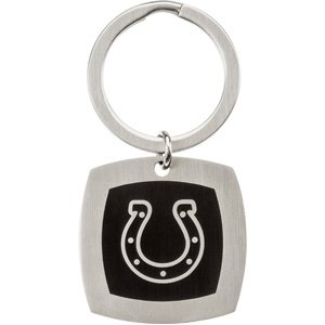 Stainless Steel Indianapolis Colts Logo Keychain