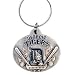 Detroit Tigers Oval Pewter Keychain