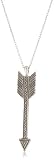 House of Harlow 1960 Silver Plated Arrow Drop Necklace