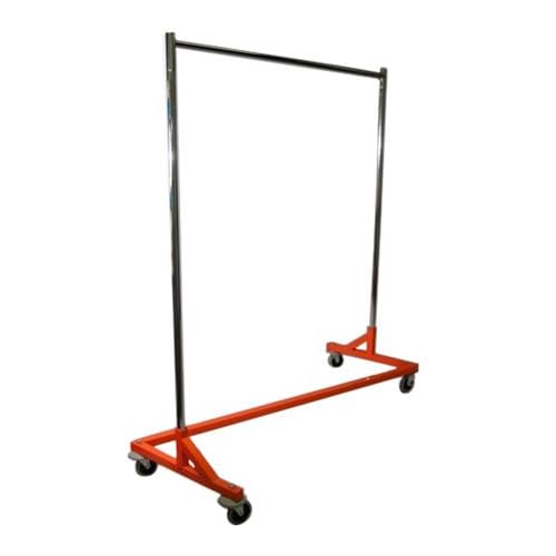Price 400LB LOAD Commercial Grade Rolling Z Rack Garment Rack with
