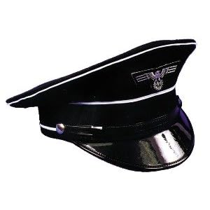 Large Black German Officer Hat