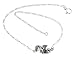 Sterling Silver Medieval Fantasy Dragon Charm 9 Figaro Anklet
