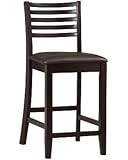 Linon Triena Collection Ladder Counter Stool 24