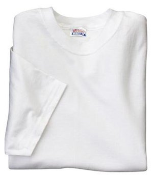 NEW Hanes Beefy-T - Born To Be Worn 100% Cotton T-Shirt White-XL