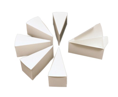 Dress My Cupcake Cake/Pie Lock and Tab Cupcake Box, White, Set of 100