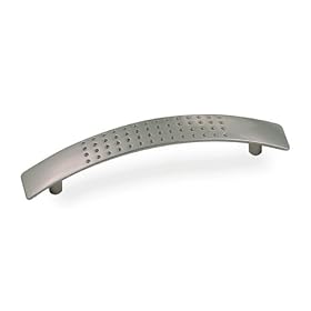 Laurey 59140 Cabinet Hardware 96MM Pull, Geo Design, Flat Pewter
