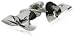 Infinity Rhodium Silver Cufflinks
