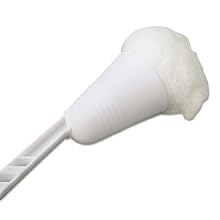 Impact 3605 Value-Plus Cone Bowl Mop, 12" Length x 4-1/2" Height, White (Case of 50)