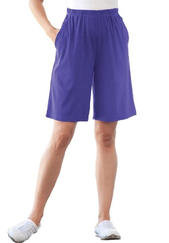 Plus Size Shorts In 7-Day Knit
