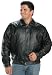Classic Mens Leather Bomber Jackets Sz L