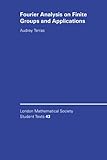 Fourier analysis on finite groups and applications