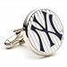 New York Yankees Pinstripe MLB Logo'd Executive Cufflinks w/Jewelry Box