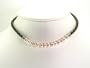 Braided Leather Necklace with Pink Freshwater Pearls