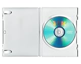 50 Stk. A-GRADE DVD Hülle Classic-Size für 1 CD/DVD, weiß / Standard-Rückenbreite: 14mm