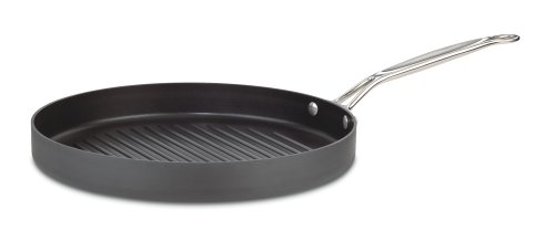 Cuisinart Chef's Classic Nonstick Hard-Anodized 12-Inch Round Grill Pan