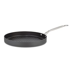 Cuisinart 630-30 Chef\’s Classic Nonstick Hard-Anodized 12-Inch Round Grill Pan