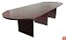 10' Racetrack Contemporary Conference Table with Mahogany Finish [SL-MBC42120-RT-MAH-GG]