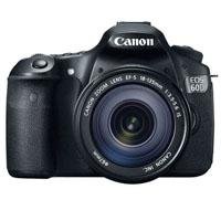 Canon EOS 60D Digital SLR Camera Body Kit, Black with EF 18-135mm f/3.5-5.6 IS Lens - Refurbished