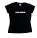 South Dakota text Black Ladies T-Shirt