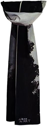 ARTscarf: ''SBFog' by RockART - Size 36x12in. on Mystical Sleek Fabric