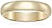 Amazon Collection Classic Fit 10K Yellow Gold Band, 4mm, Size 9