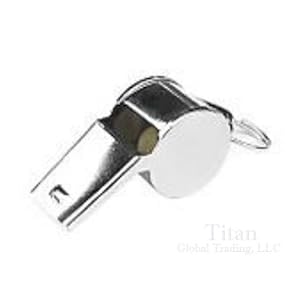 Metal Whistle with Lanyard Secu