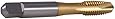 HHIP 1011-7701 M3-.5 D3 Tin Metric Spiral Point Tap-Plug , Din371