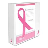 Samsill Breast Cancer Awareness Binder, 3 inches, black (10056) Picture