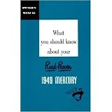1949 MERCURY Full Line Owners Manual User Guide 