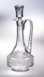 PINWHEEL CRYSTAL 56 OUNCE OVERSIZED WINE DECANTER
