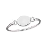 Sterling Silver Oval Shaped Fashion Bracelet