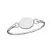 Sterling Silver Oval Shaped Fashion Bracelet