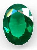 Lab Simulated Emerald 20x15mm Oval Top Quality
