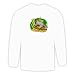 Long Sleeve T-shirt with wildlife, striped, hunting, raccoon, animal, foraging