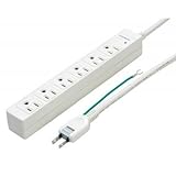 YAZAWA(ヤザワコーポレーション) 3Pマグネットタップ6個口2m Y02JKP602WH