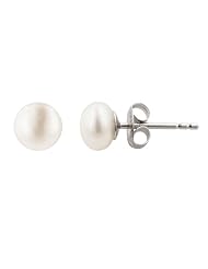 Pearl Earrings w/ Sterling Silver Posts