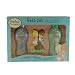 Precious Moments Bath Set Includes: 12.0 oz. Shampoo + 12.0 oz. Bath Gel + Toy Precious Moments Bath Set is great for kids. Kids will now enjoying taking baths! Smells great!