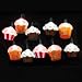 Set of 10 Mom's Kitchen Glitter Christmas Cupcake Lights - Green Wire