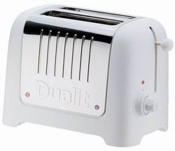 Dualit 25373 Lite Series White Toaster 2-slice by Electra-Craft (Dualit/Espressione/Briel)
